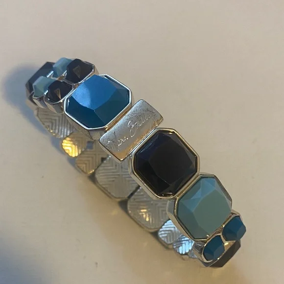 Vera Bradley colorful gem stretch Bracelet in ink blue - Picture 1 of 5